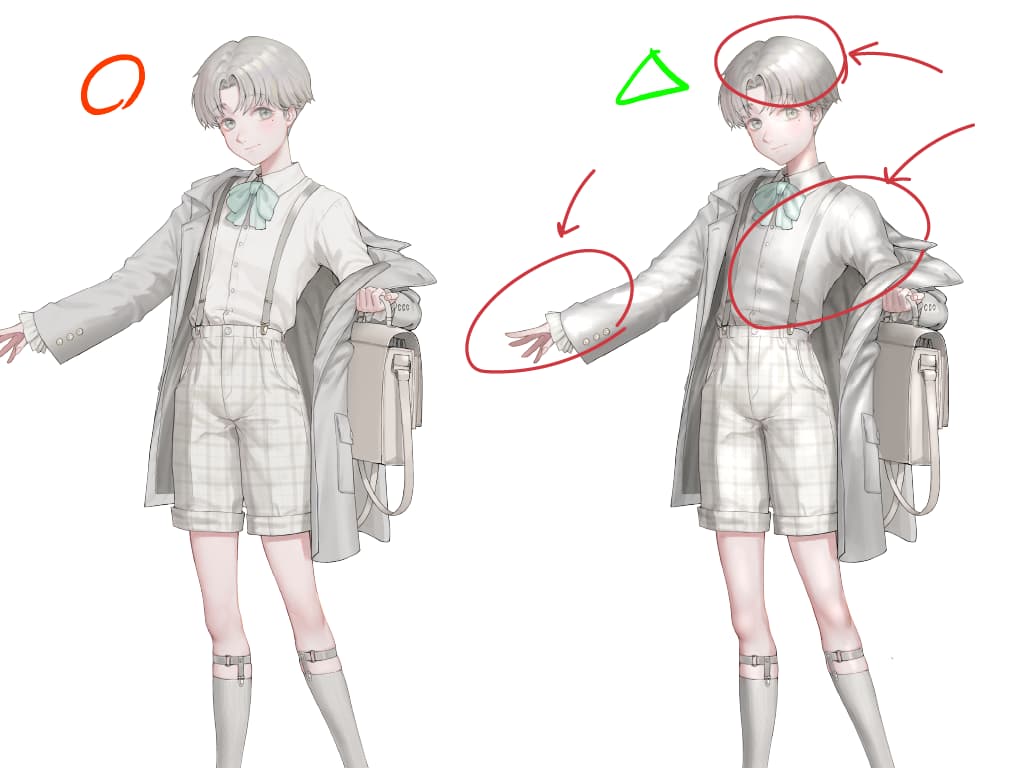 白だけで描く質感表現!キャラクター塗り実践講座 | POSEMANIACS - Royalty free 3d pose reference ...
